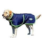 Bauchband Weatherbeeta Deluxe Parka 1200D Dog Jacket 40cm Navy/Lime