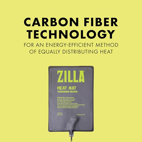 Zilla Heat Mat, Terrarium Heater for Reptiles, Snakes (Ball Pythons, Corn Snakes), Leopard Geckos, Tortoises, Amphibians and Arachnids, Medium, Fits 30-40 Gallon, 16 Watt by Zilla - Image 2