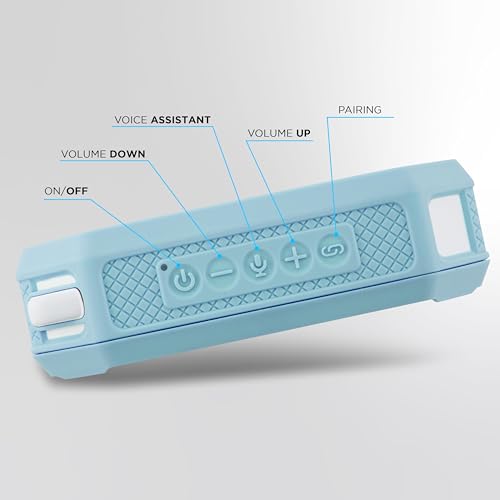 Image of Altec Lansing Portable Bluetooth Speaker HYDRAMINI 2.0, IP67 Waterproof, Portable, 12h Playtime, Wireless Pairing, USB-C Quick Charge, Magnetic Bluetooth Speaker, Voice Assistant Integration