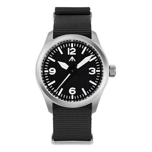 Image of TACTICAL FROG Militado ML08 Field Watch Japanese Sweep VH31 / 515 Movt with Calendar, Men's Military Watch Sapphire Crystal 10 ATM Waterproof Analog Watches for Men