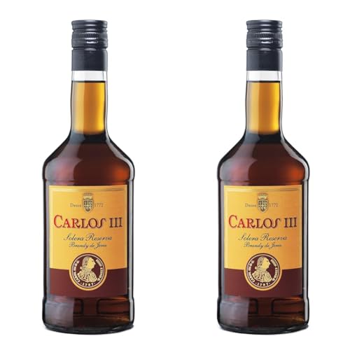 Carlos III Brandy Solera Reserva Jerez, 70cl (Paquete de 2)