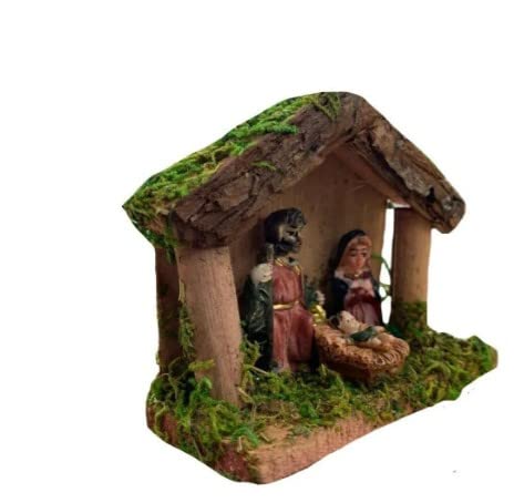 Presépio Sagrada Família Em Resina 8x9cm
