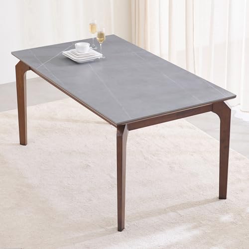 Image of Home Centre | Falcon | Ceramic Top | 6 Seater Tables | Grey | 1 Year Warranty