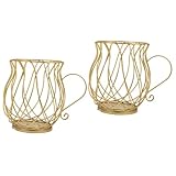 Accessoire pour la maison : non seulement il peut être utilisé comme porte-café, mais il peut également être utilisé pour contenir des fruits, des collations et d'autres articles, un panier de stockage de fruits.