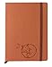 Red Co Journal with Embossed Fox, 240 Pages, 5"x 7" Lined, Rust Orange