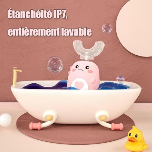 Brosse à dent électrique enfant 360 contre la corvée du brossage à LED - 3