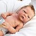 LISNGFJ 18 Pollici 2 generi Toddler Dolls Reborn Dolls Girls/Boys Silicone Full Body Body Baby Realistic Bambini Neonato Che sembrano Vera Vita Aperta Gli Occhi,Boy