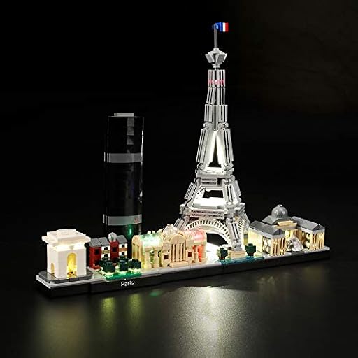 GEAMENT Conjunto de Luces LED por Architecture París (Paris) - Compatible con Lego 21044 de Bloques de construcción (Juego Modelo no Incluido) | Ya disponible en tu tienda friki favorita! En mundofriki.es!
