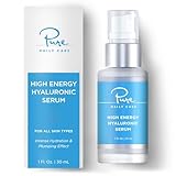 Pure Daily Care High Energy Hyaluronic Serum (1oz) - Hydrating Clinical Grade Hyaluronic Acid Serum