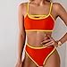 Swimsuit Sets for Ladies Open Back Color Block Graphic Bodycon Match Dressy Going Out Triangle 2 Piece Plain Swimsuit Sets Womens 2026 Clothing Fashion XL