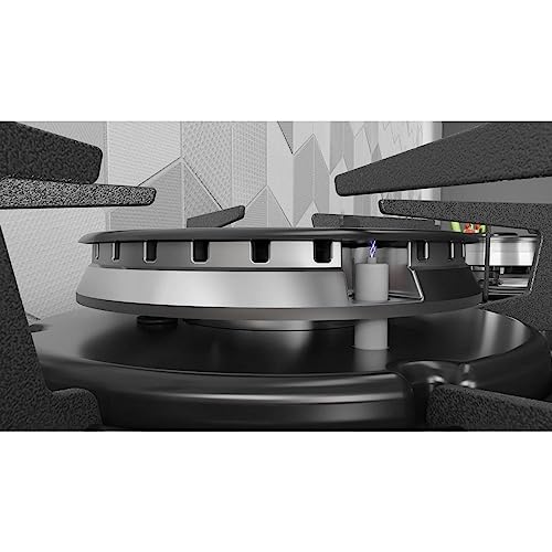 Cooktop 5 Bocas a Gás Itatiaia Electra Glass Tripla Chama Acendimento Superautomático Preto Bivolt