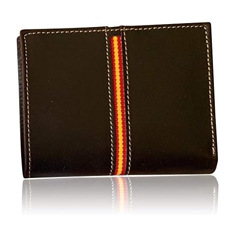 LEGADO Cartera Hombre Piel Bandera Vox II Marrón Cover