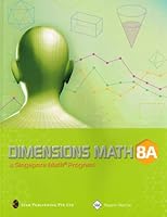8A Textbook (Dimensions Math Common Core Singapore Math) 9814250627 Book Cover
