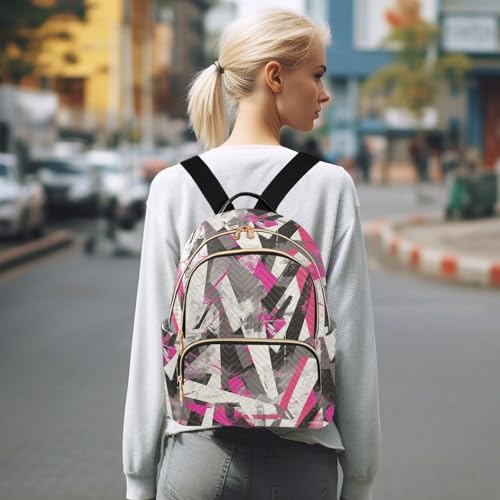 Mochila moderna Graffiti Artwork de 12.5 pulgadas para evitar dolores de espalda 7