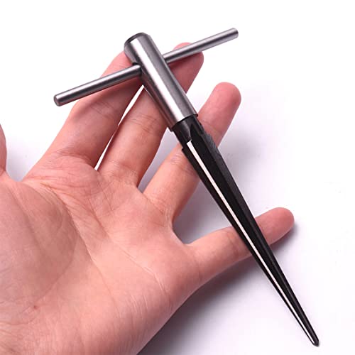 Atoplee T Handle Reamer, Tapered Straight Flute Handle Hole Pipe Reaming Tool For Wood Latches/Guitar/Woodworker/Luthier/Repairman Maintenance,(5-16Mm) #TOP7