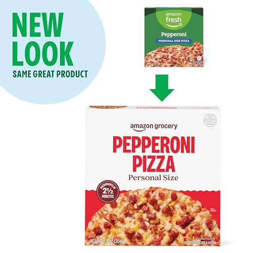 Amazon Grocery, Personal Size Pepperoni Pizza, Frozen, 7.2 Oz - Thumbnail 4