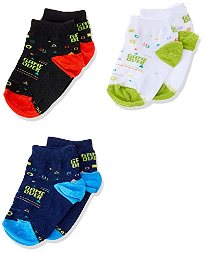 Lupo Basicos, Kit 3 Pares Meninos, Marine/Branca/Preta, 4