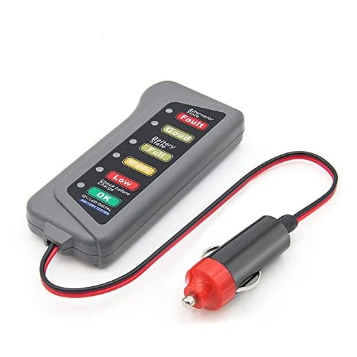 Batteritestare 12V Batteritester via billaddare Automotive Tester Tester Verktyg Snabb Batteri Tester for bil Auto Tools för bil lastbil marin motorcykel SUV båt