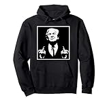 Donald Trump Mittelfinger Satire Lustiges Trump Geschenk Pullover Hoodie