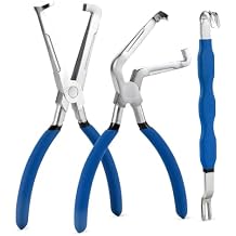 SMOTIVEPRO 3PCS Electrical Disconnect Pliers, Automotive Electrical Terminal Connector Separator Removal Tool, Upgrade Electrical Disconnect Pliers for Cars