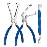 SMOTIVEPRO 3PCS Electrical Disconnect Pliers, Automotive Electrical Terminal Connector Separator Removal Tool, Upgrade Electrical Disconnect Pliers for Cars