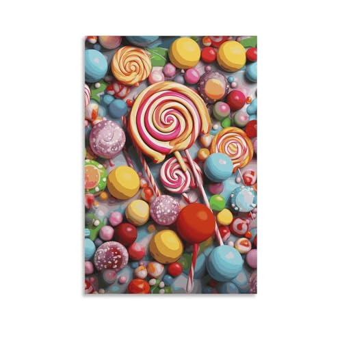 Impression sur toile bonbons de qualite superieure pour salon moderne