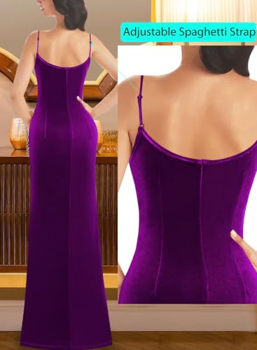 Image of VFSHOW Womens Sexy Spaghetti Strap Formal Prom Evening Gala Long Maxi Dress
