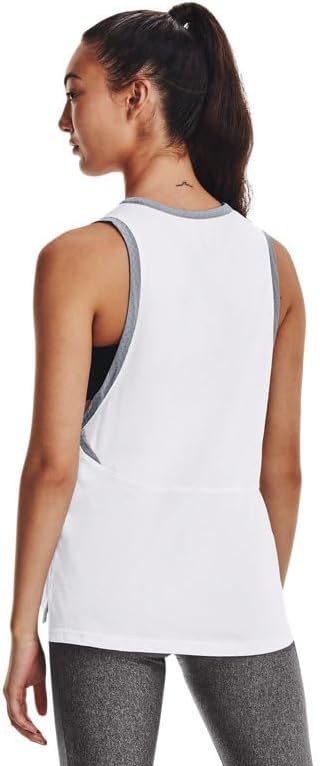 Under Armour Women's UA Stadium Tank Top - Breathable Mesh Back Panel - Image 2