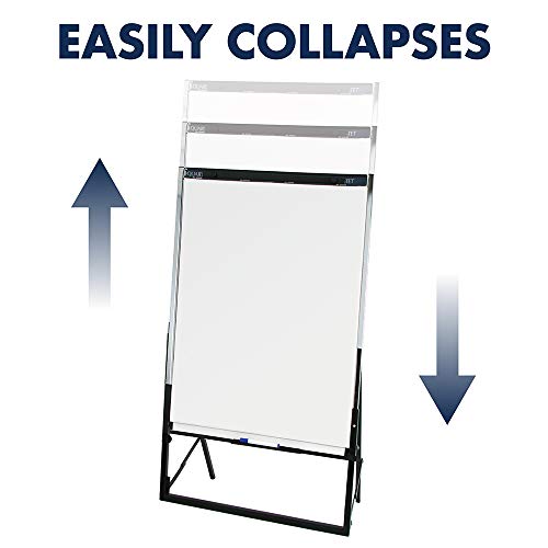 Quartet Futura Easel, Whiteboard/Flipchart, 24 X 36 Inches, Black Frame (351900) #TOP1