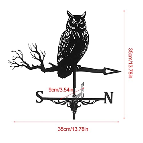 Durable Shape Weathervane Fence Mount Weather Vane Crafts 30'' #TOP2