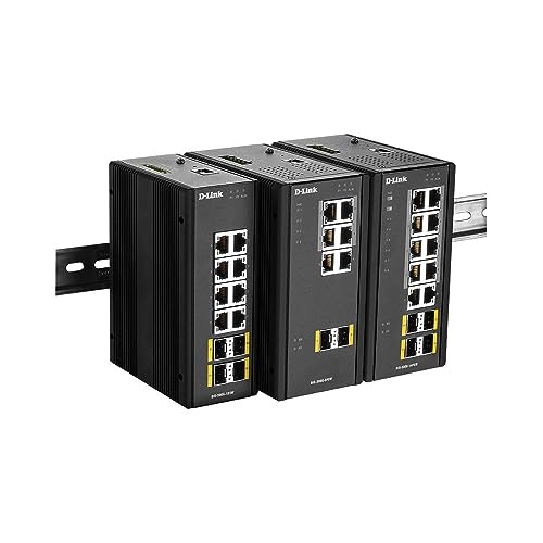 D Link DIS 8PSW Commutateur Géré 4 x 101001000 PoE+ + 2 x 101001000 + 2 x 1001000 SFP Montage sur rail DIN fixation murale PoE+ - vue 9