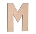 Darice 2861-M Paper Mache Letter 12Inx1.5In