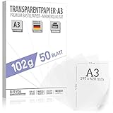 HECHO EN ALEMANIA: ELES VIDA es sinónimo de papeles y productos de alta calidad de Alemania. Este papel transparente también proviene de Alemania y, por lo tanto, está sujeto a nuestros estrictos controles. No se garantiza en el Lejano Oriente como muchos otros proveedores de papel de calco.