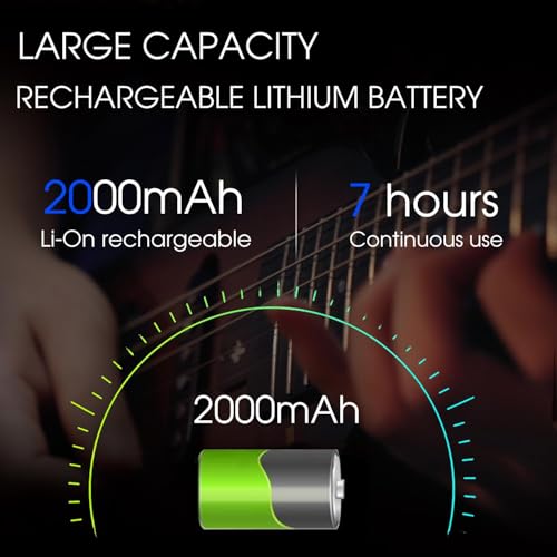 Image of M-VAVE Mini Electric Guitar Amplifier: 5W Portable with Bluetooth 5.3, 2 Channels (Clean /Overdrive), 7h Rechargeable Battery - Professional Sound for Home Practice, Travel and Jam Sessions