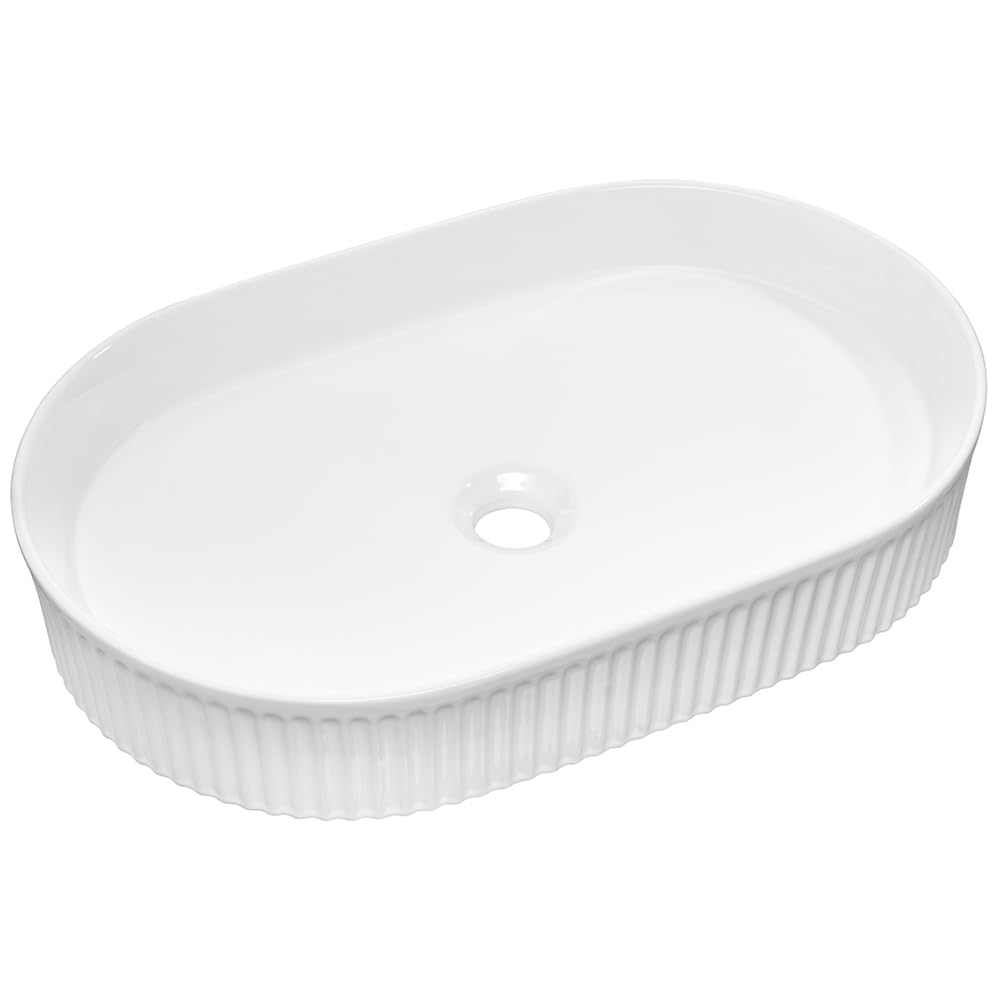 Lomadox Lavabo doppio da bagno, 140 cm, con 2 lavabo, cashmere e quercia, frontale scanalato