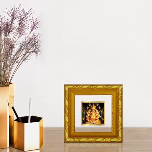 Image of Diviniti Baba Balak Nath Gold Plated Wall Photo Frame, Table Decor| DG Frame 103 Size 1A and 24K Gold Plated Foil| Religious Photo Frame Idol For Pooja, Gifts Items (10.8 CM X 10.8 CM)