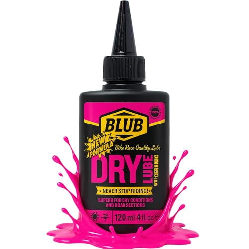 Amazon BLUB Dry Lube 120ml – Dry lube Bike Chain Oil with PTFE – Bike Chain lube for Road, MTB & Gravel – Bike Chain Lubricant – Up to 80 Uses #ad