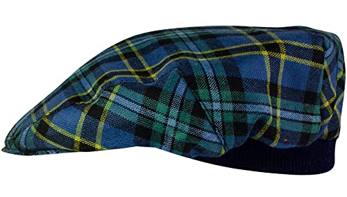Casquette plate tartan Weir Ancient mixte taille unique chapeau écossais ajustable
