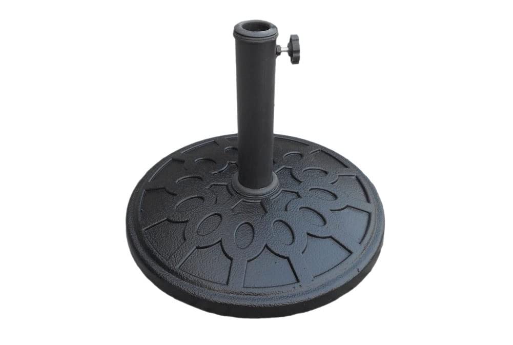 69327 Umbrella Base, 12 Kg, Black
