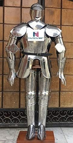 NauticalMart Medieval Wearable Knight Full Suit of Armor Reenactment LARP Costume