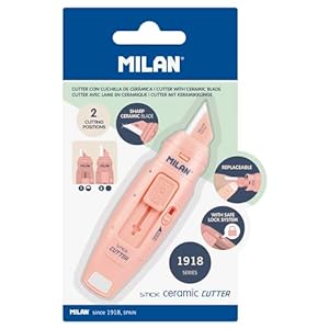 Cuter milan hoja ceramica stick serie 1918 rosa en blister