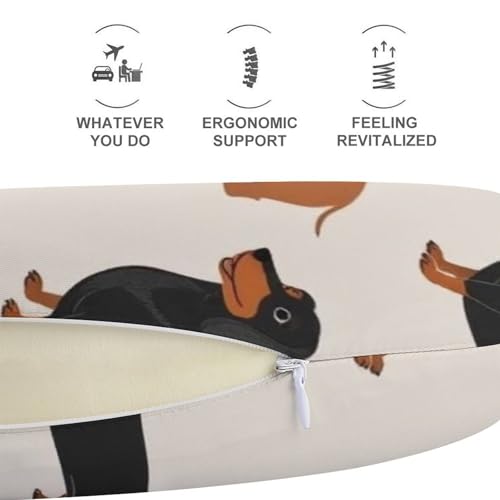 Almohada de Espuma Viscoelástica para Viaje Tamaño Único miniatura 4