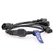Eonvic IEC 320 C14 Male to 3 x C13 Female Y Splitter Power Cable 1ft