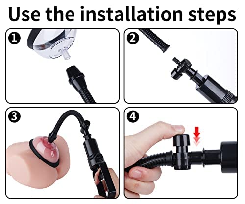 DIEMLOVE Sistema de Bomba Vaginal para os Lábios com Válvula de Liberação de Vácuo para Aumentar a S