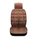 Cuscino for Seggiolino Auto, Sedile Universale for Camion Auto for Schienale E Sedile, for Sedia da Ufficio A Casa, Peluche Corto Invernale (Color : Brown)
