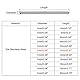 sourcing map 20Stk. 1x12mm Passstifte 304 Edelstahl Rundkopf Flachbefestigungselemente