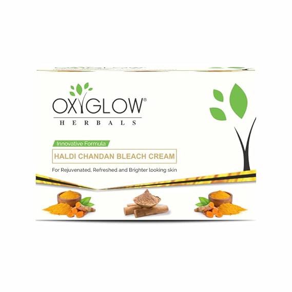 Haldi Chandan Bleach Cream enriched with Chandan|Deeply Cleanses Pores & Evens Out Tones|Brightens & Lightens the Skin