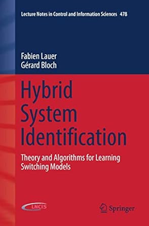 Hybrid System Identification: Theory and Algorithms for Learning ...