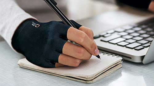 Copper Compression Arthritis Gloves - Best Copper Infused Fingerless Glove for Carpal Tunnel, RSI, Rheumatoid… - Image 7