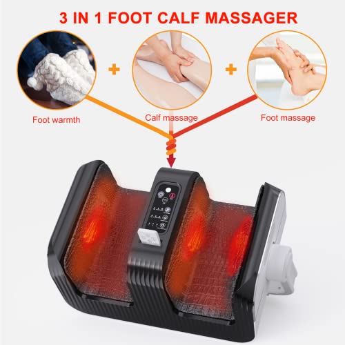 Foot Massager Machine,Shiatsu Foot And Calf Massager For Plantar Nerve Pain - Increases Blood Flow Circulation,Deep Kneading,Prime Deals Today 2023 #TOP3